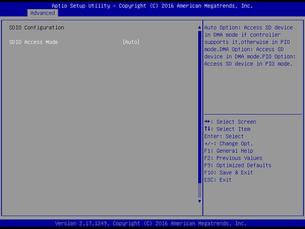 3940-SDIO Configuration