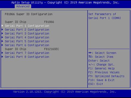 7973-F81866 Supper IO Configuration