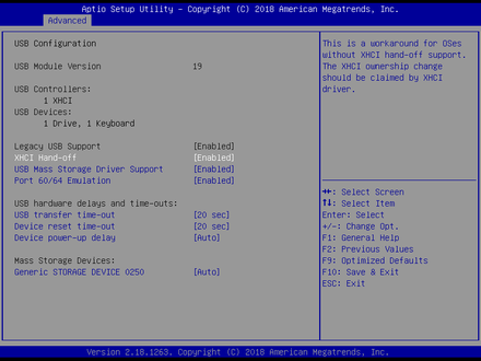BPC-7971-USB Configuration
