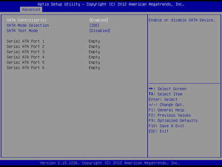 6951-SATA Configuration