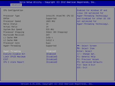 7939-CPU Configuration