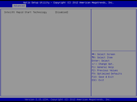 EMB-4924 Intel(R) Rapid Start Technology